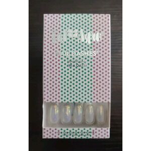 Red Aspen Nail Dashes- Gracie's Glitter Glass NEW Nails Pop on Manicure